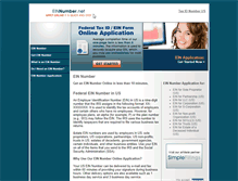 Tablet Screenshot of einnumber.net
